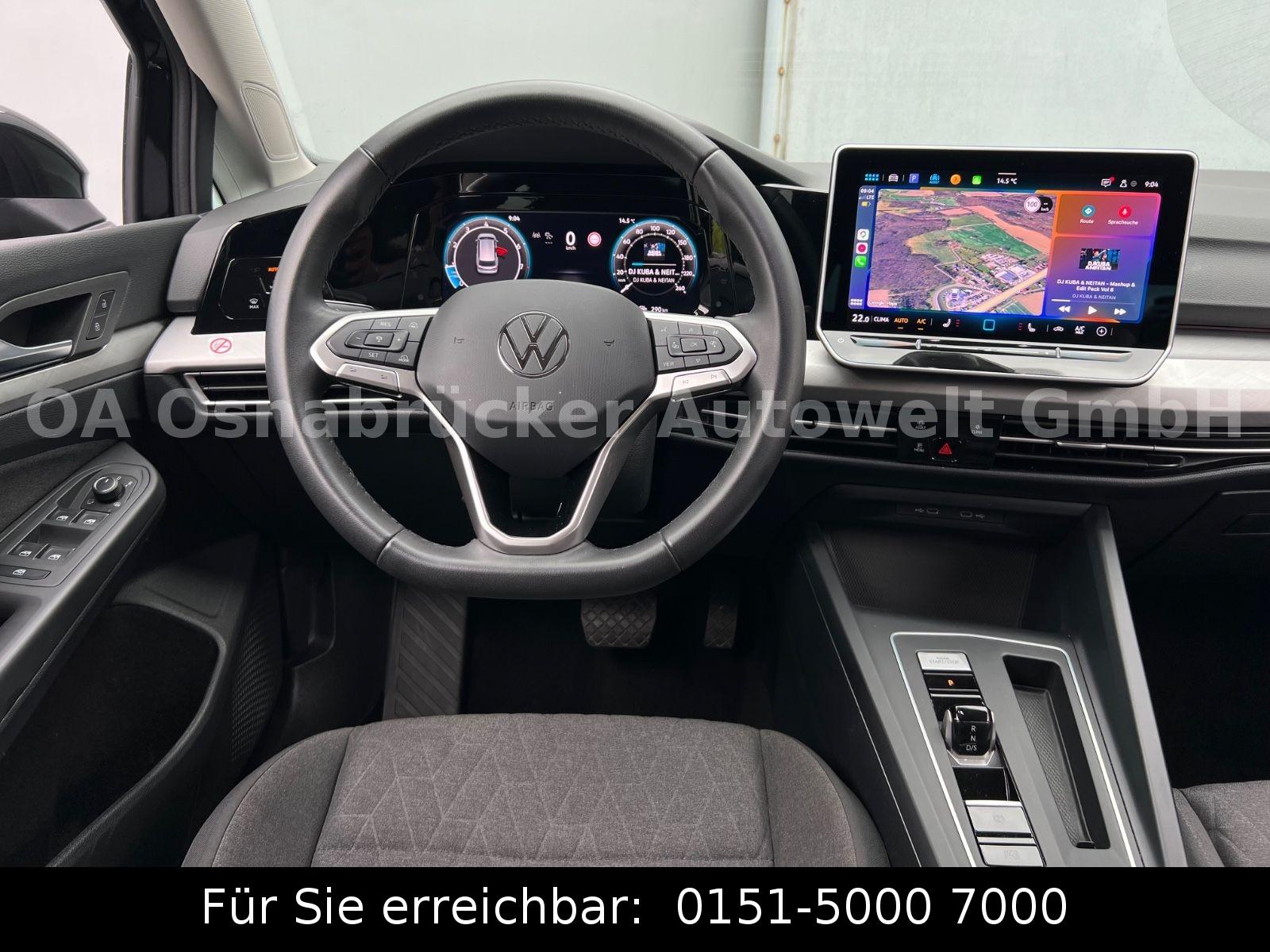 Volkswagen Golf 8 Kombi 1.5 eTSI 150PS Life Lenkradheizung, миниатюра 10