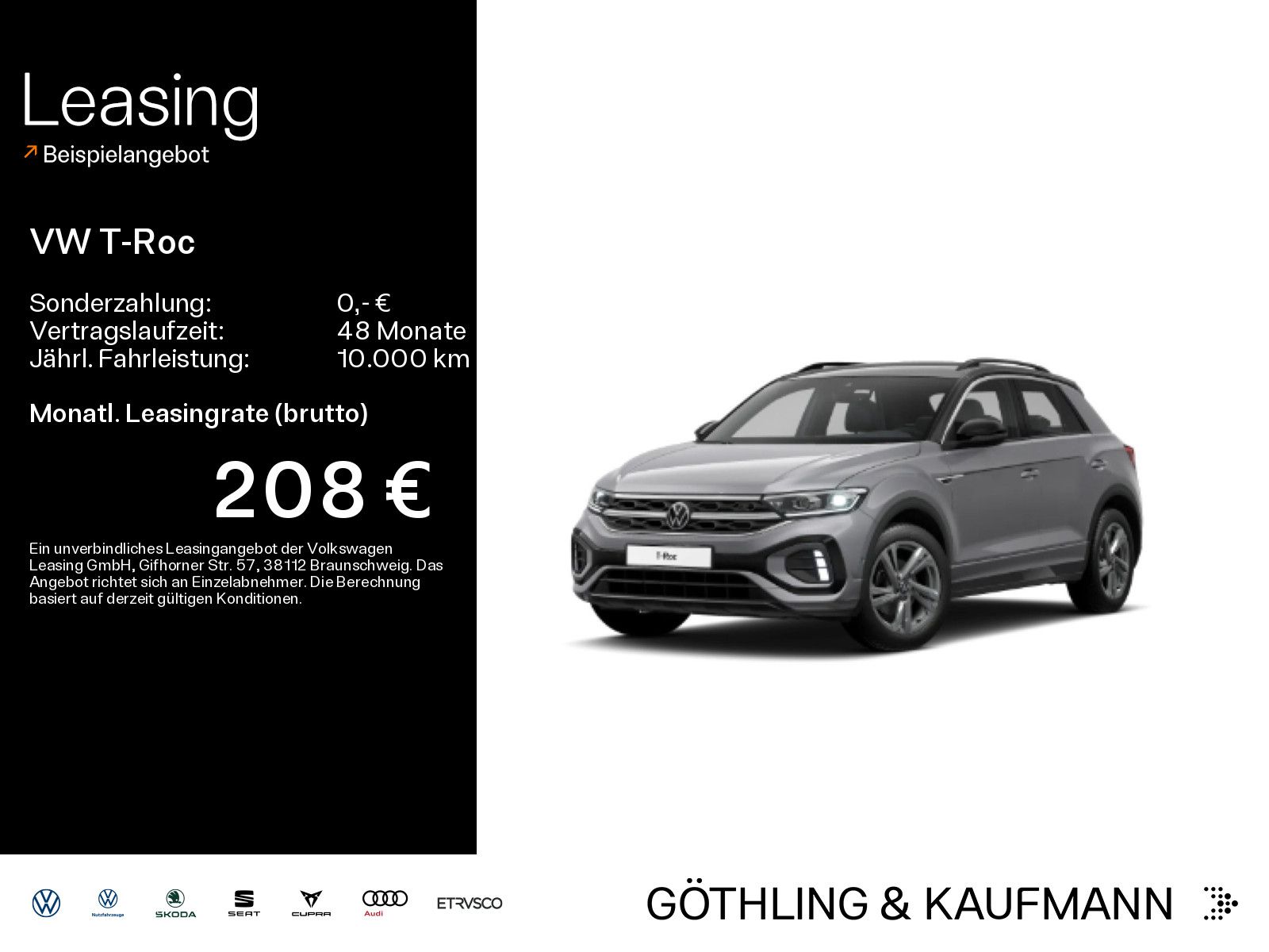 Volkswagen T-Roc R-Line 1.0 TSI*NAVI*KAM*SHZ*IQ.DRIVE*APP*L