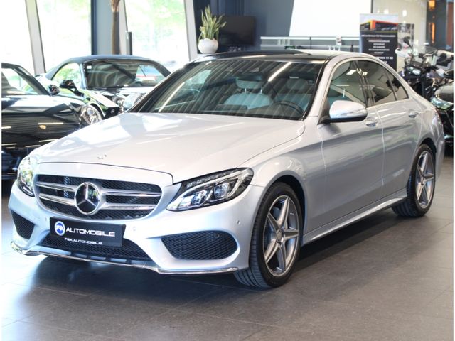 Mercedes-Benz C 220 AMG Line Pano+Kamera+Ambiente+LED+Head Up