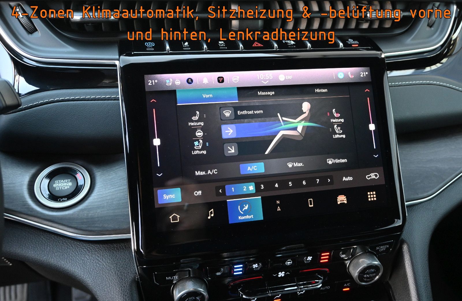 Fahrzeugabbildung Jeep Grand Cherokee 2.0 4xe PHEV Overland°UVP 93.580€