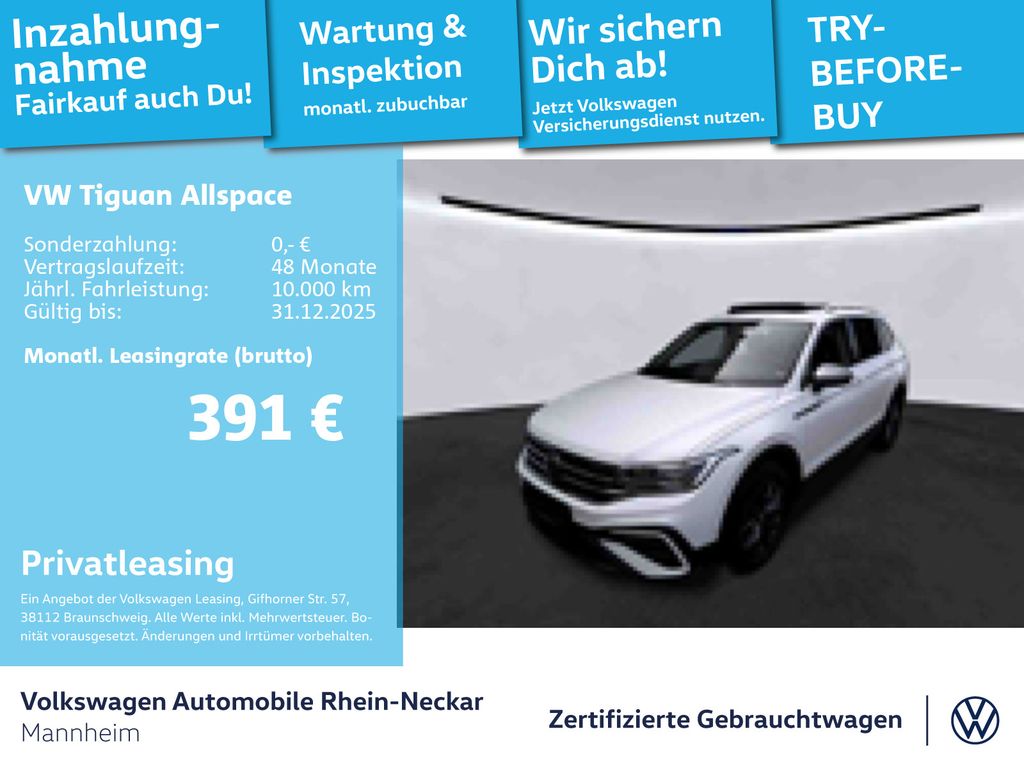Tiguan Allspace 1.5 TSI Life 7-Sitzer DSG Navi P