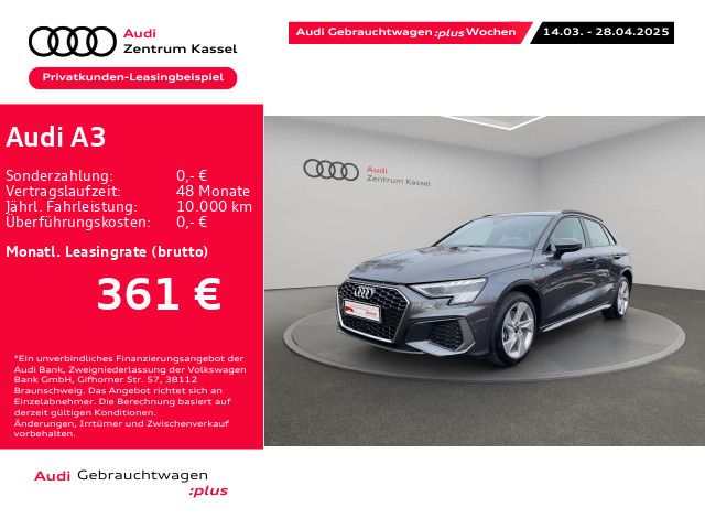 Audi A3 SB 40 TFSI e S line LED PDC Navi CarPlay