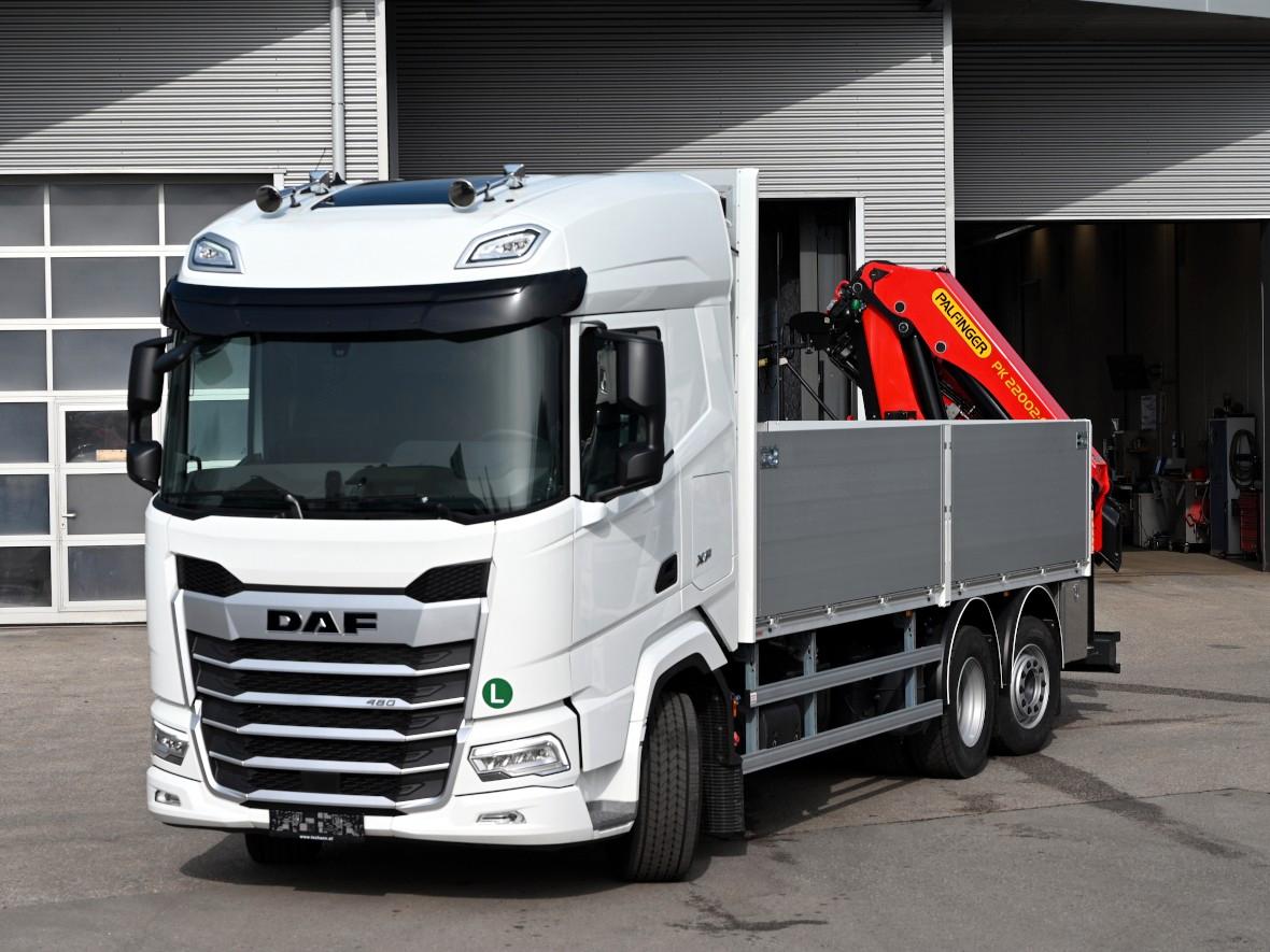 DAF XF 480 FAN 6X2 Pritsche Palfinger-Baustoff