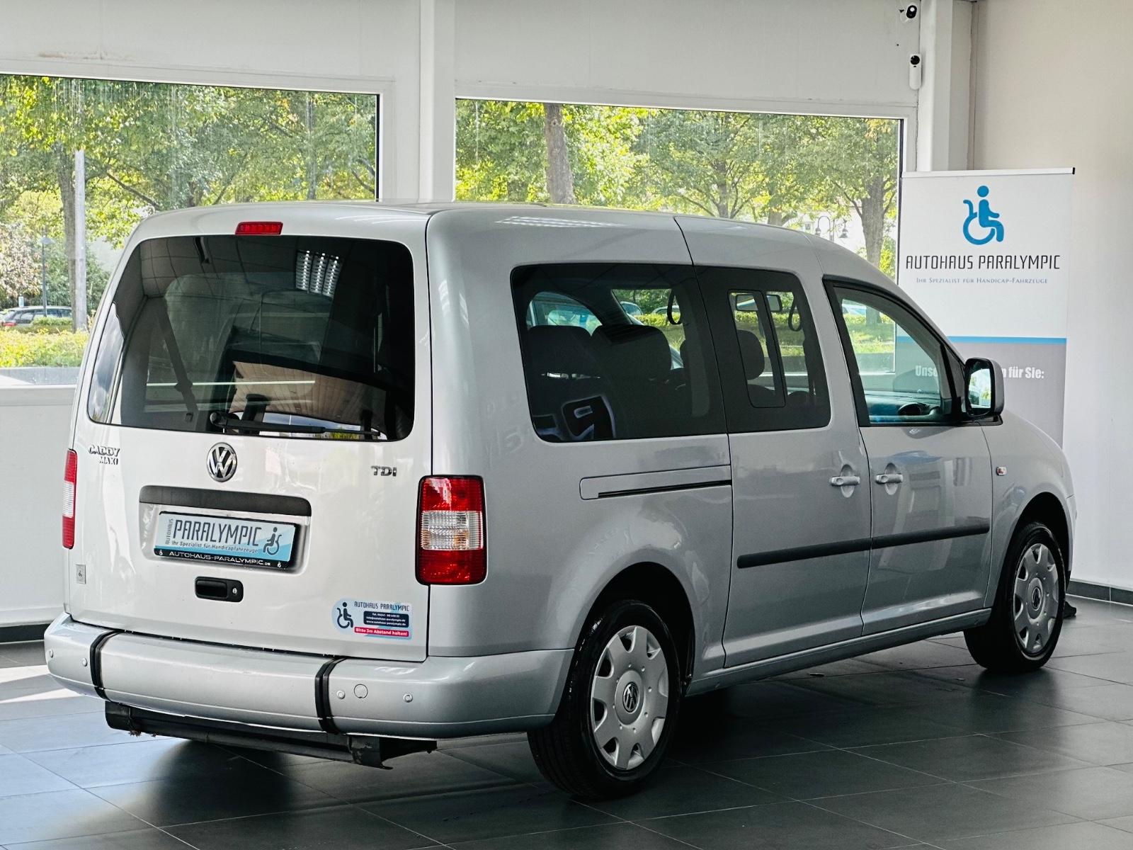 Volkswagen Caddy Maxi Life TDI Behindertengerecht-Rampe