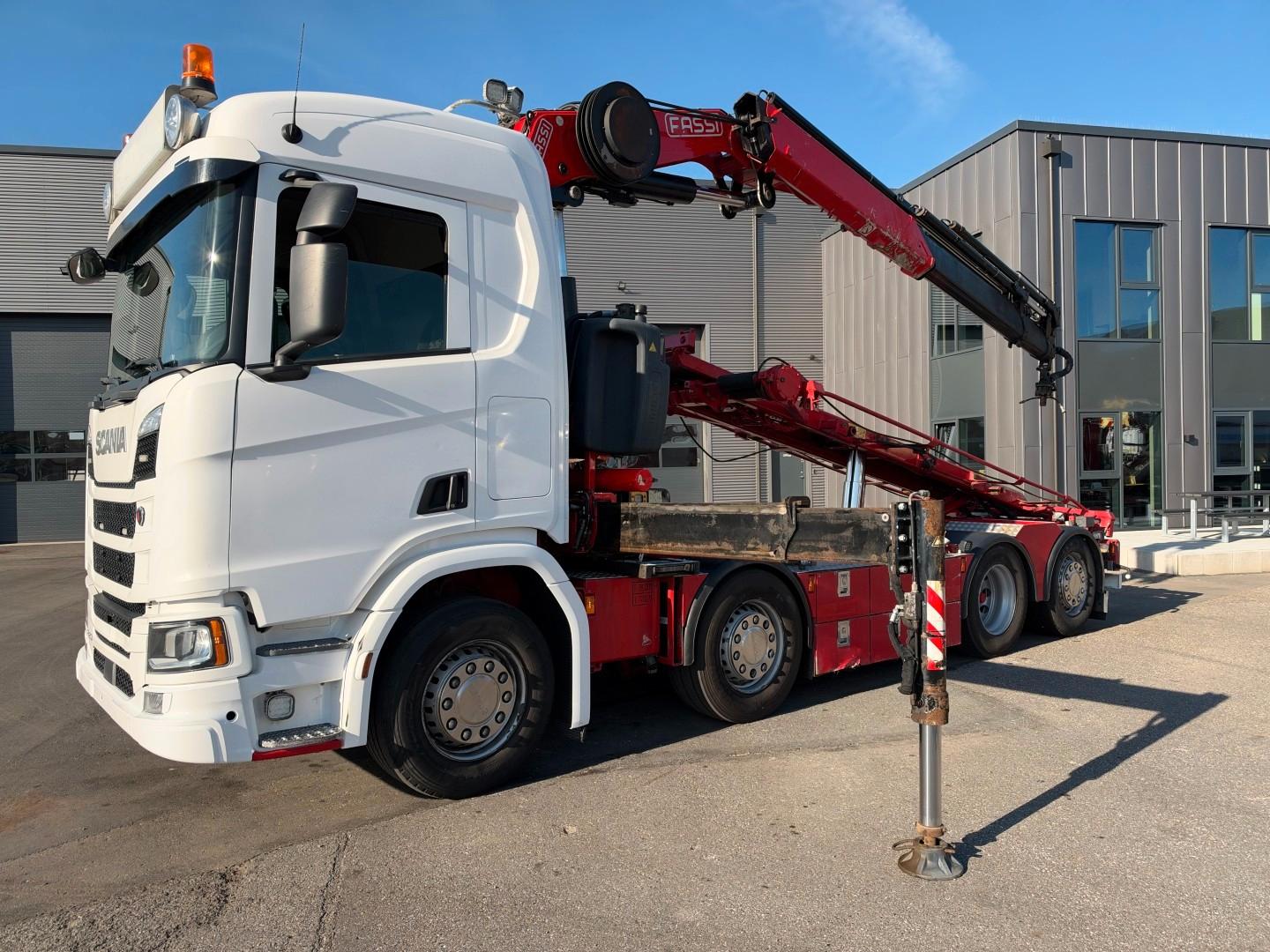 Scania R450 NGS 8x2*6 Fassi F245A Tipper / Crane