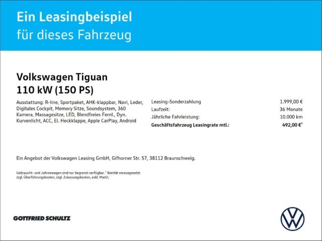 Volkswagen Tiguan R-Line 1 5 l eTSI 150 PS DSG BLACK AHK NA imagem 2
