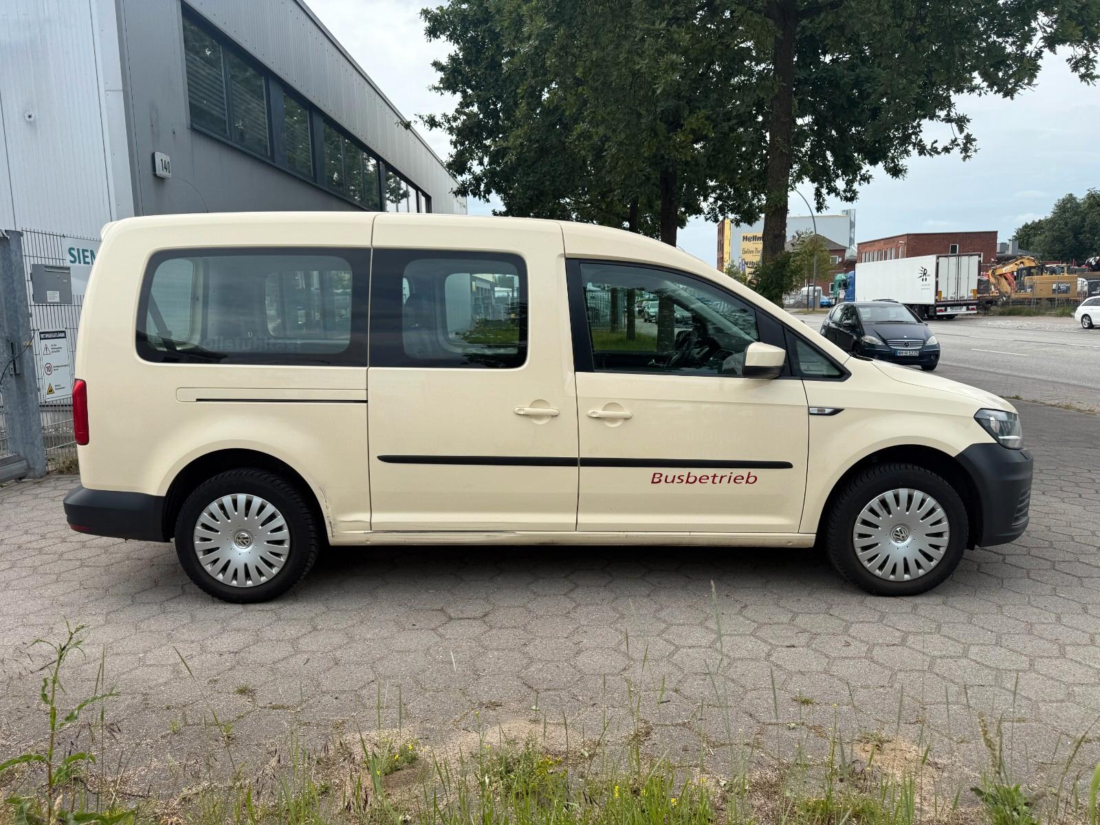 Volkswagen Caddy Maxi-7 Sitze-Rollstuhl-COC-TÜV-TOP