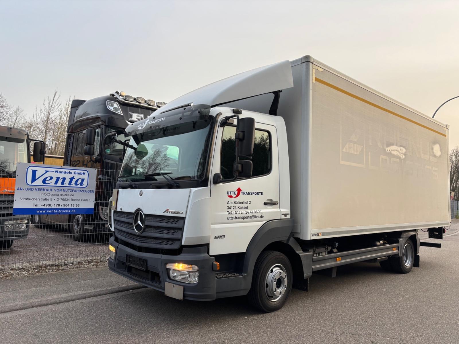 Mercedes-Benz Atego 818L, Euro-6, Klima, LBW, TÜV Neu