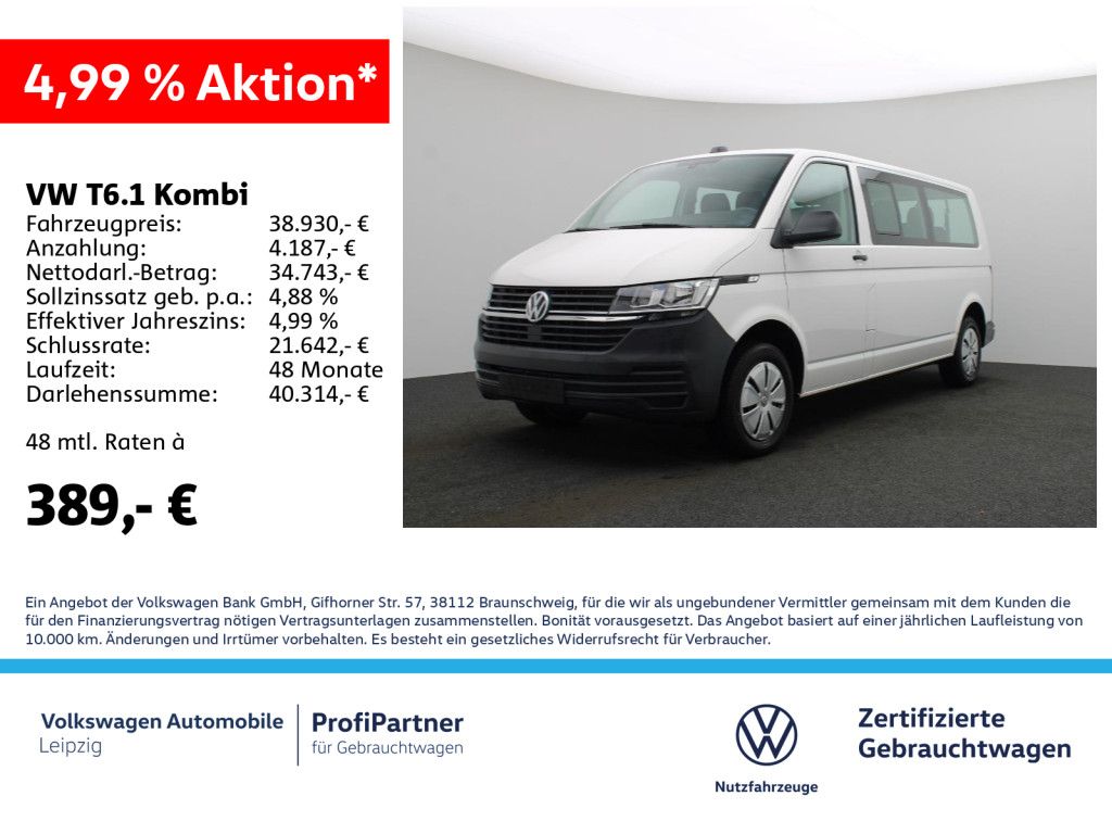 Volkswagen T6.1 Kombi *AHK*Navi*Tempomat*APP