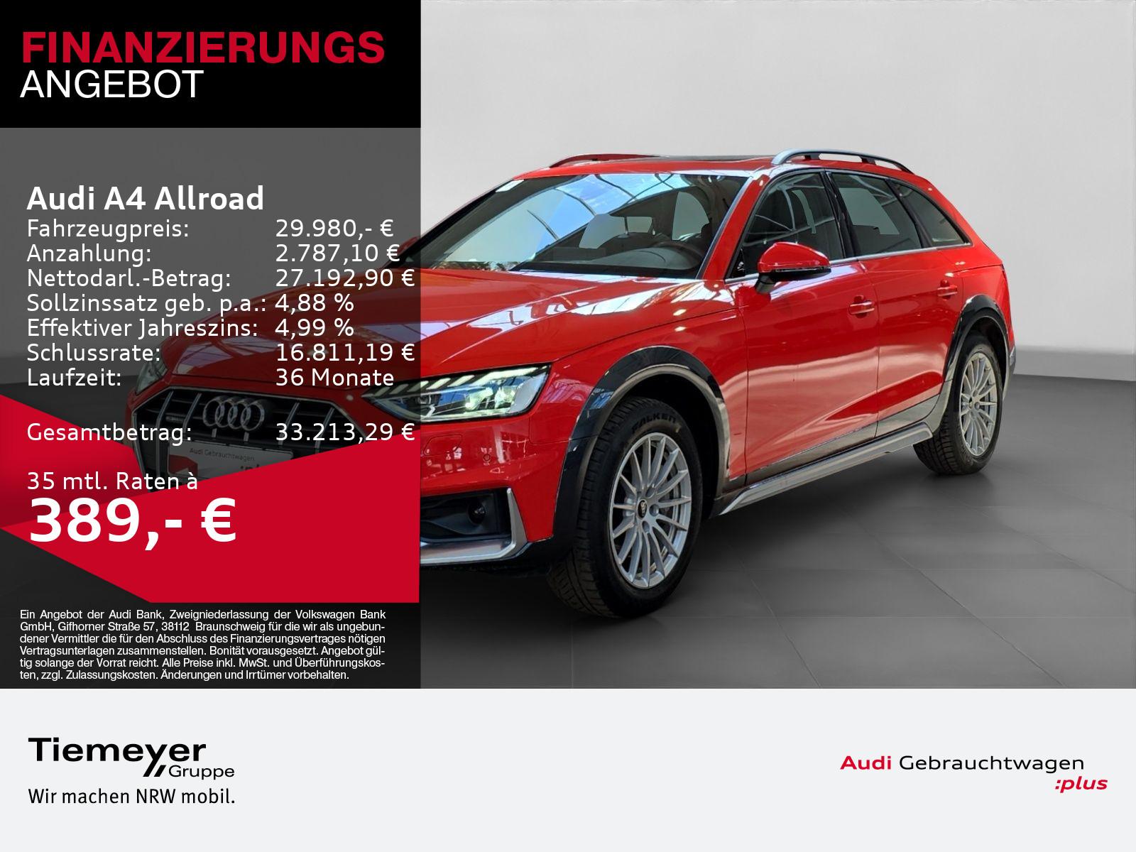 Audi A4 Allroad 45 TFSI Q KAMERA AHK eKLAPPE PANO LM1