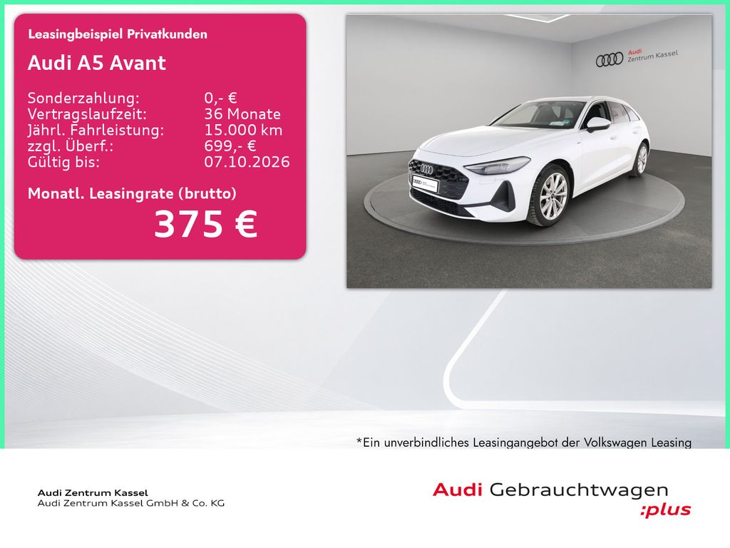A5 Avant TFSIe qu. LED AHK Kam. Navi Standklima