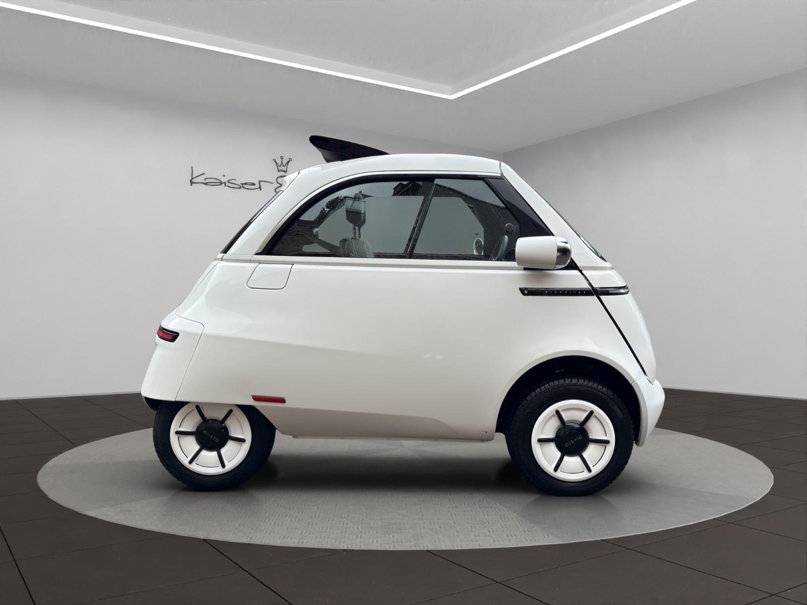 Microlino L7 Santorino White *1. Hand*Faltdach*
