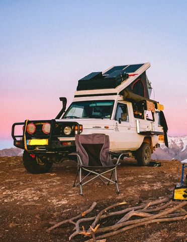 Toyota Land Cruiser HZJ 78 - camper-  reise fertig