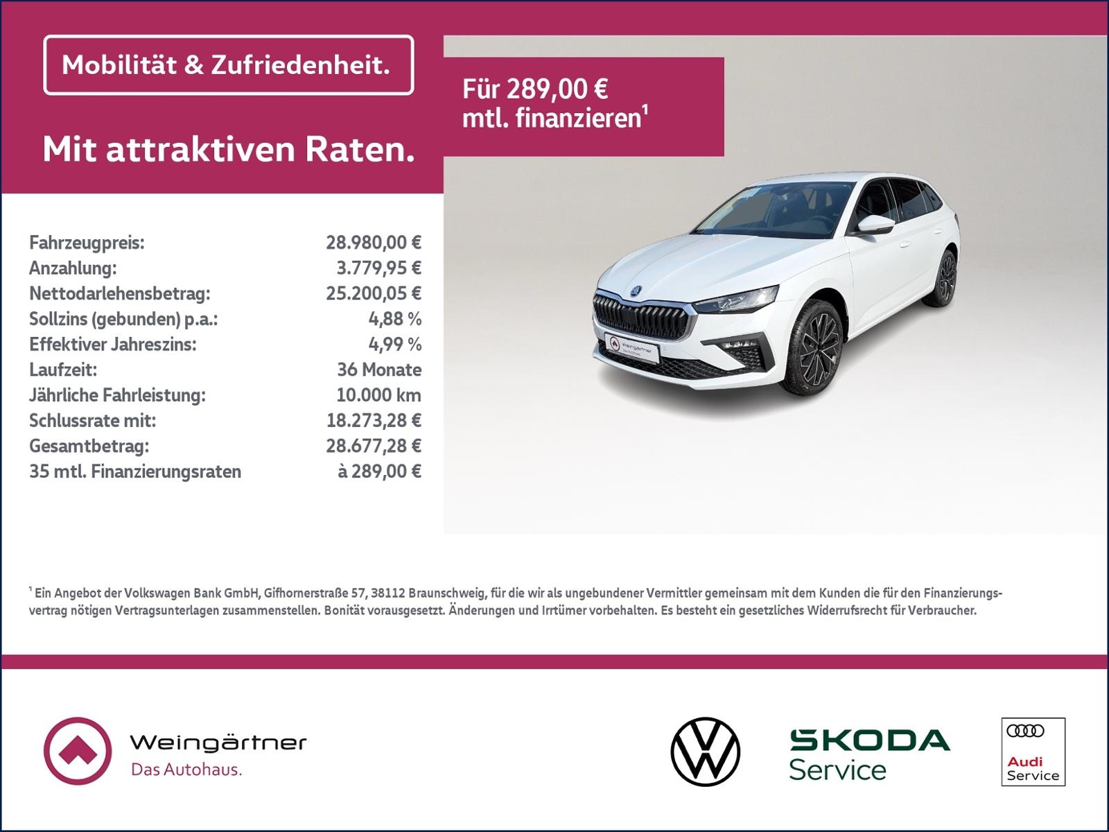Skoda Scala Tour, 1.0 TSI Travel Assist, pACC, Matrix-