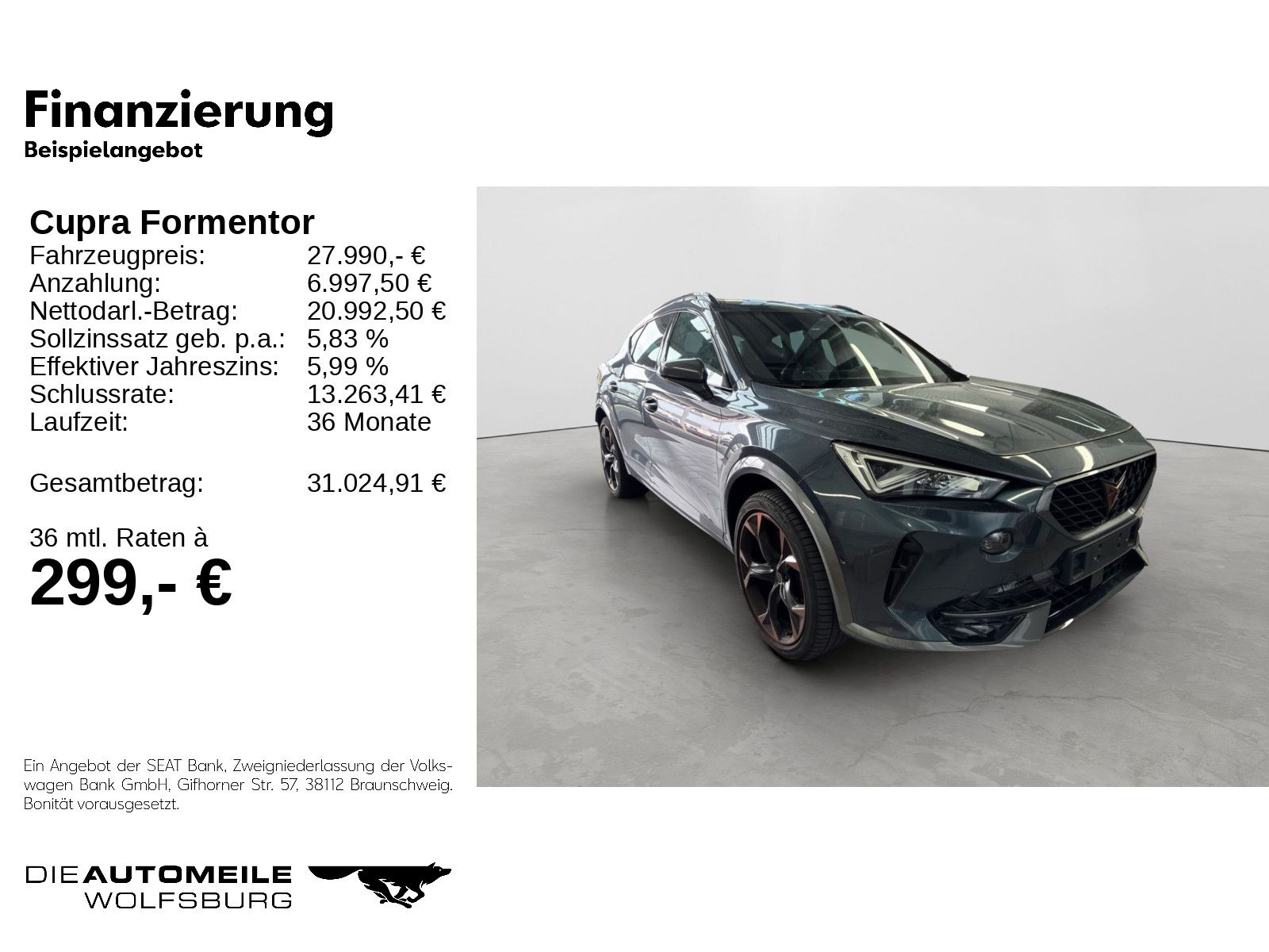 Cupra Formentor VZ 2.0 TSI DSG LED ACC Beats AHK foto 2