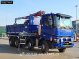 Renault C 480 C 8X4 HMF 2243 Z-Crane Tipper Full Steel E - Renault 480