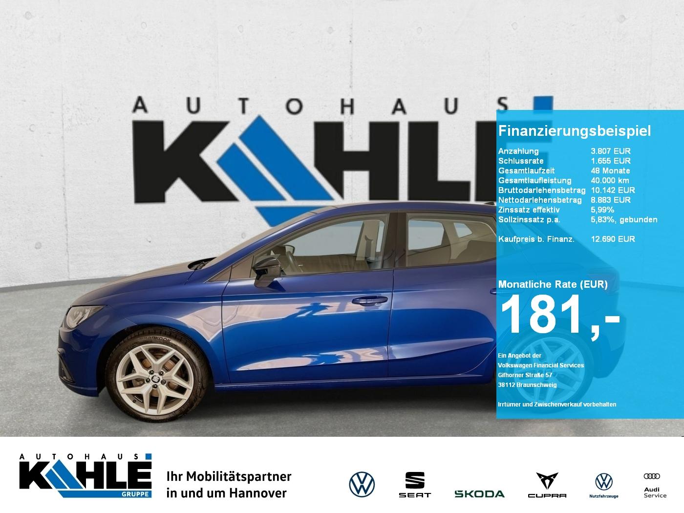 Seat Ibiza 1.0 TSI FR Pano Pano Klimaaut. PDC