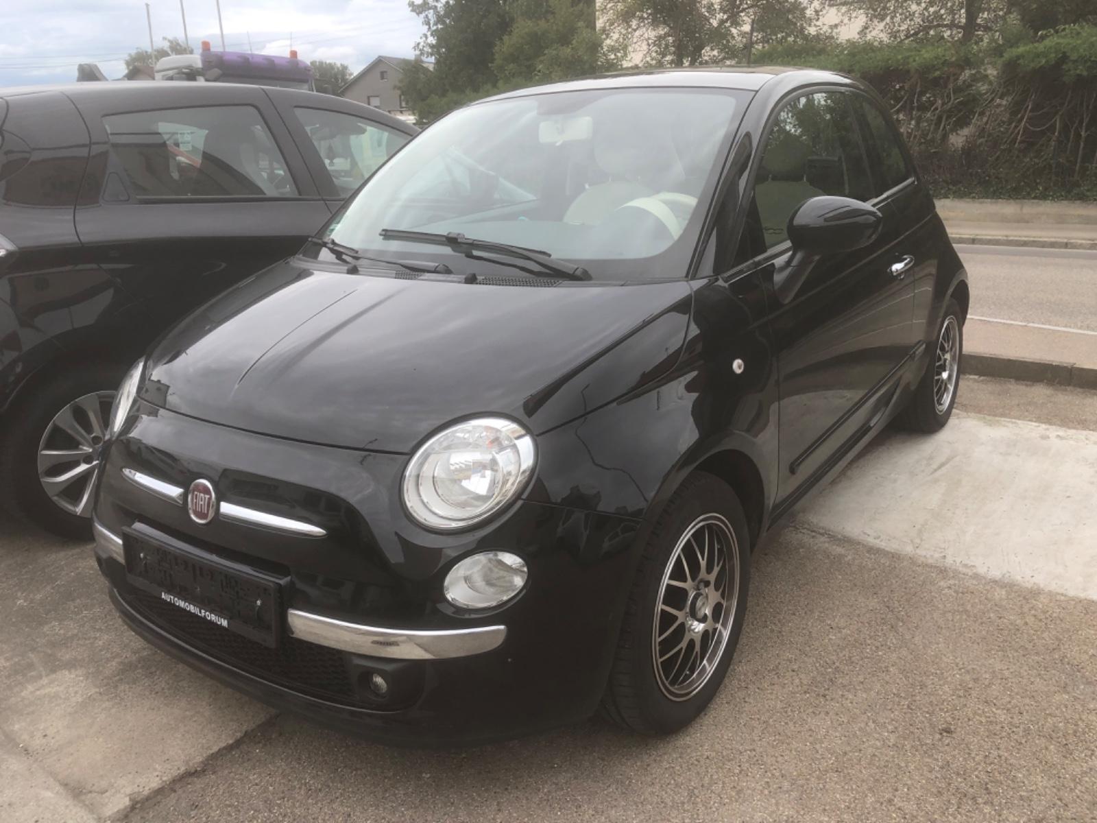 Fiat 500 Lounge.Panoramaglasdach.8Alus.wenig Km