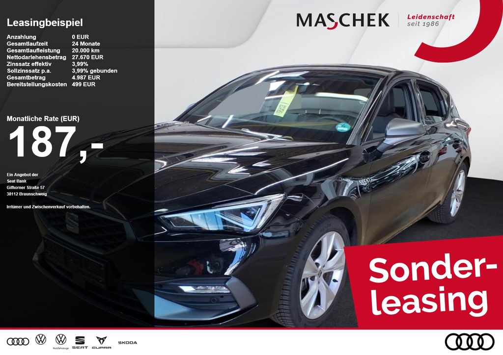 Leon FR 1.5 eTSI DSG Sonderleasing Navi RearView