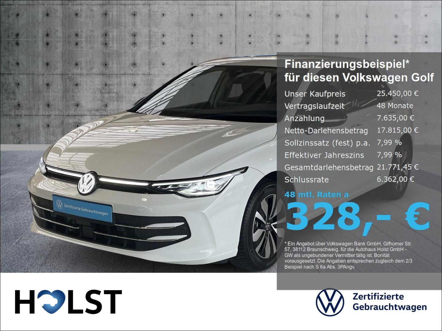 Volkswagen Golf VIII 1.5TSI GOAL GJR AHK LED LightAssist