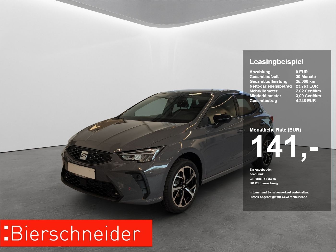Seat Ibiza 1.0 TSI FR ab 119.-netto Business