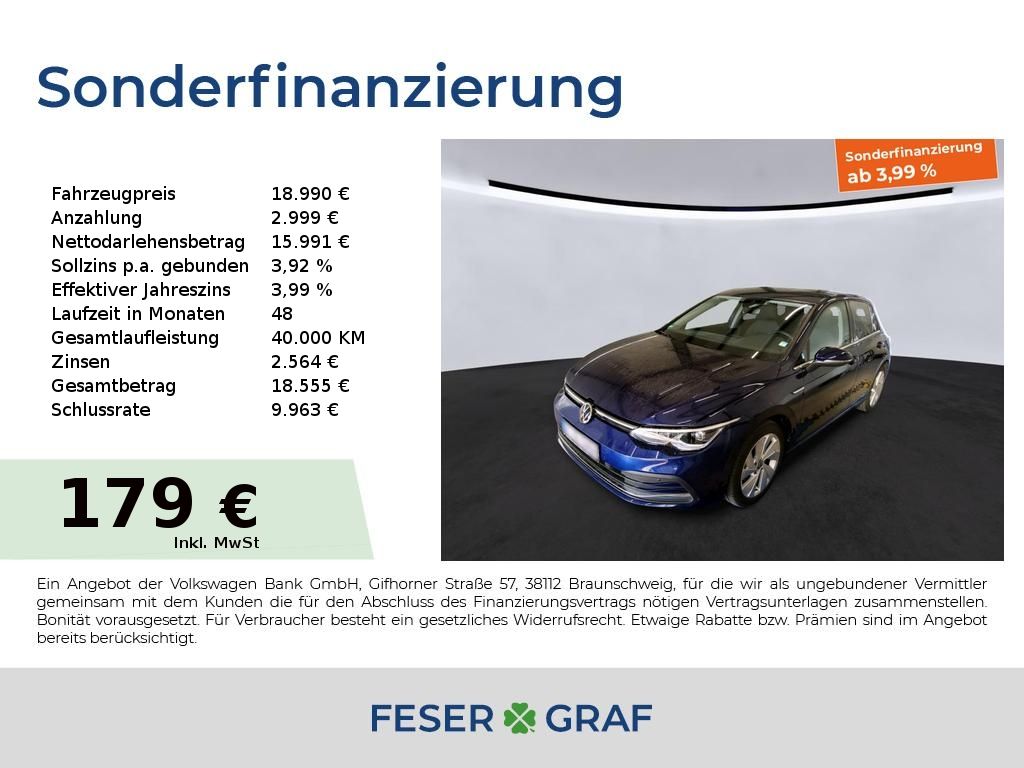 Golf Style 1.5 TSI RFK Navi SHZ LHZ ACC