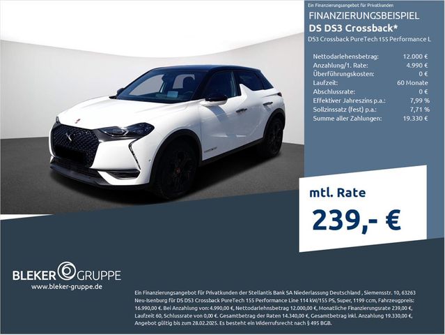 DS Automobiles DS3 Crossback PureTech 155 Performance Line