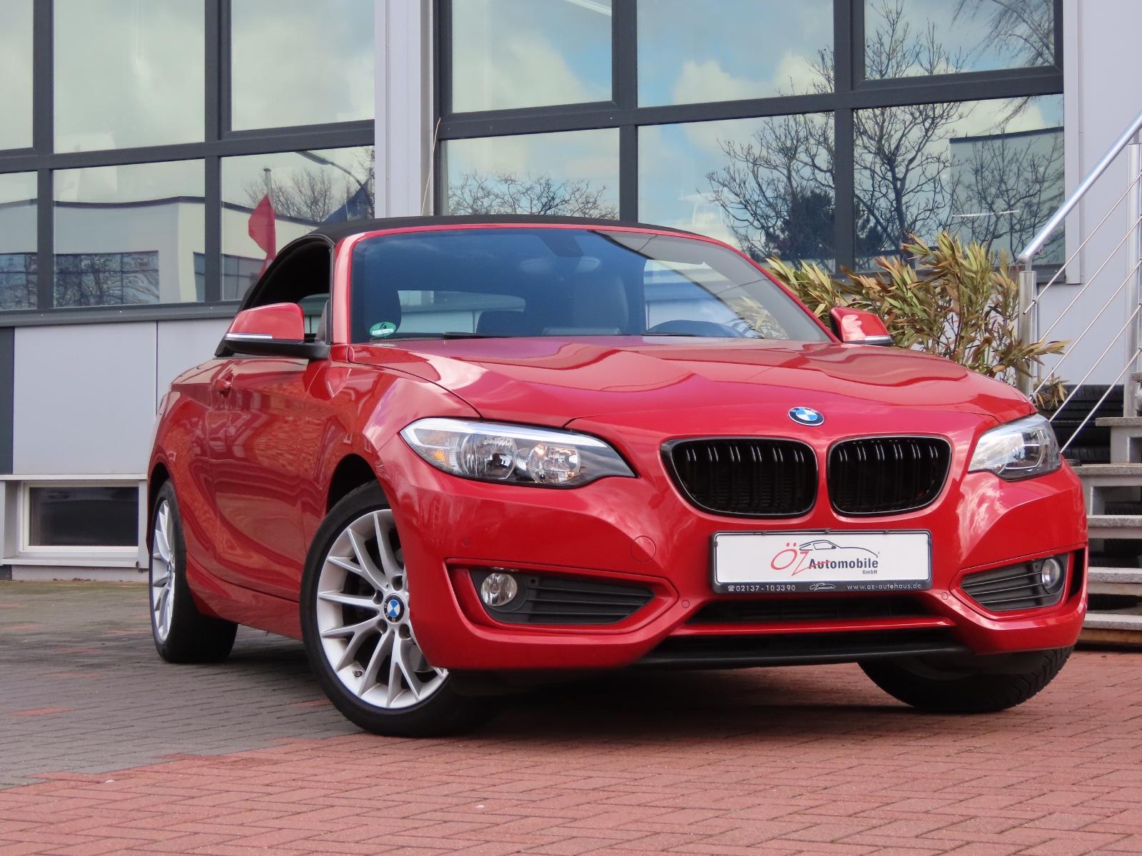 BMW 220d Cabrio Sport Line Leder Klima PDC