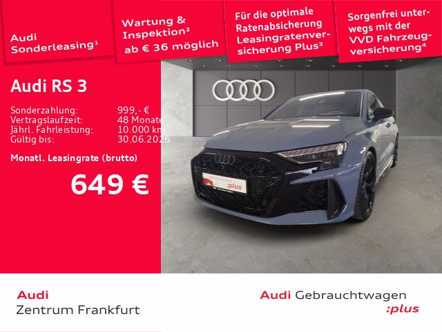 Audi RS3 Limousine quatt +RS-ABGAS+HUD+WABEN+280km/h+