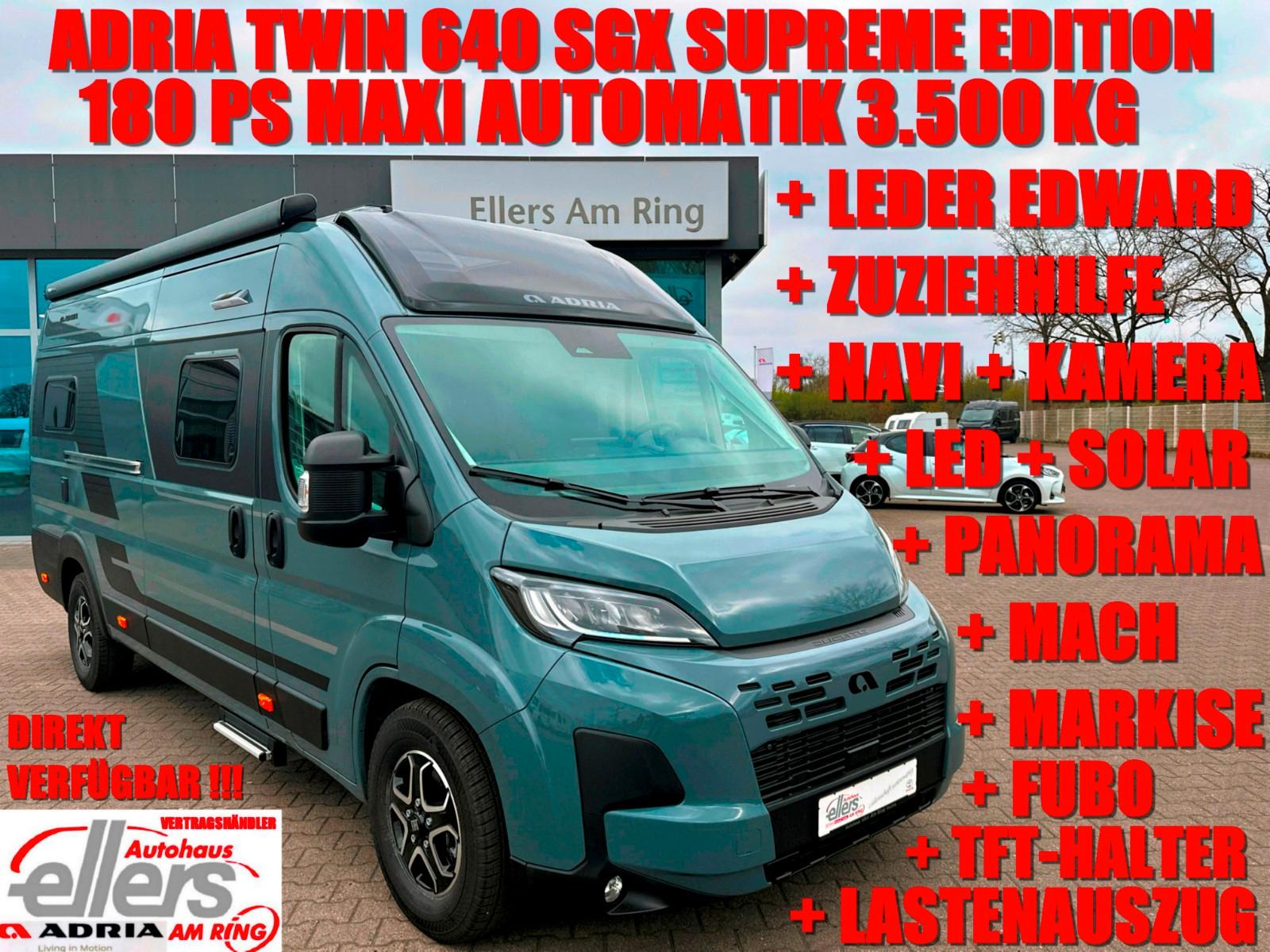 Adria TWIN SUPREME EDITION 640 SGX AUT LEDER NAVI AUSZ