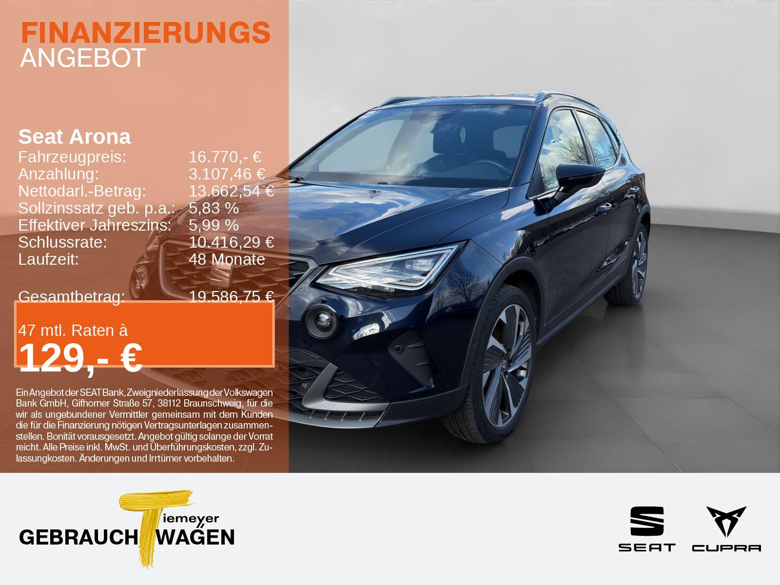 Seat Arona FR 1.0 TSI LM18 AHK SIDE-ASSIST NAVI R-CAM