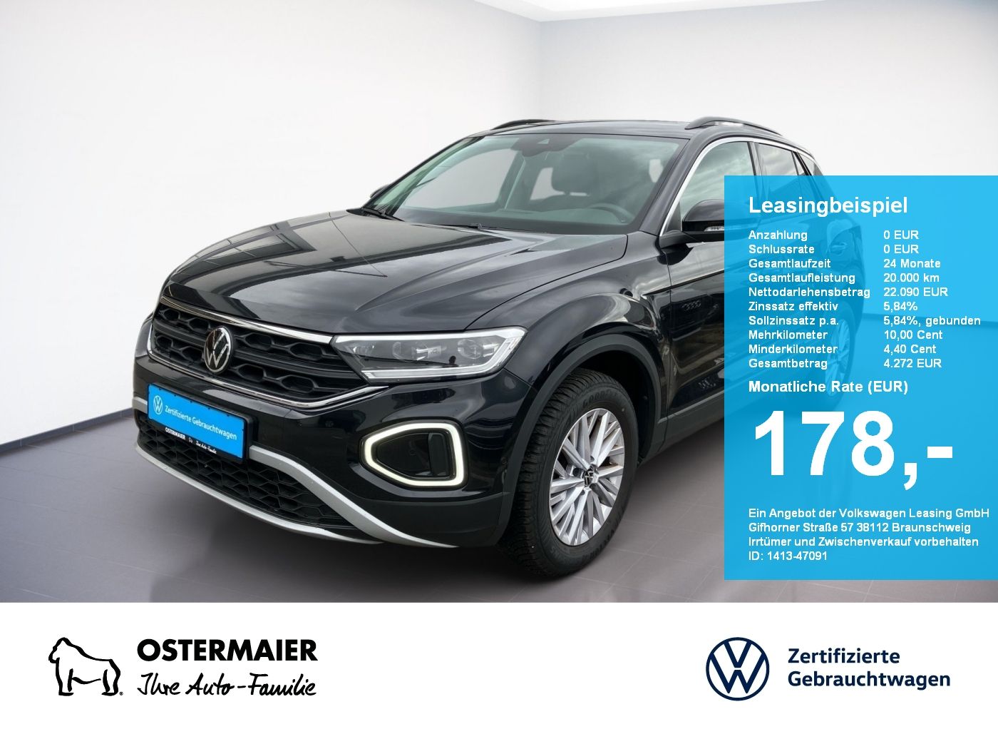 Volkswagen T-Roc LIFE 1.0TSI 116PS.LED.NAVI.CLIMA.SITZHZG.V