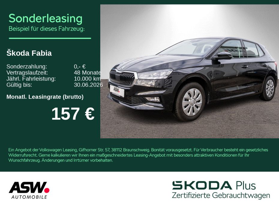 Skoda Fabia Essence 1.0 TSI LED Klima PDC SHZ