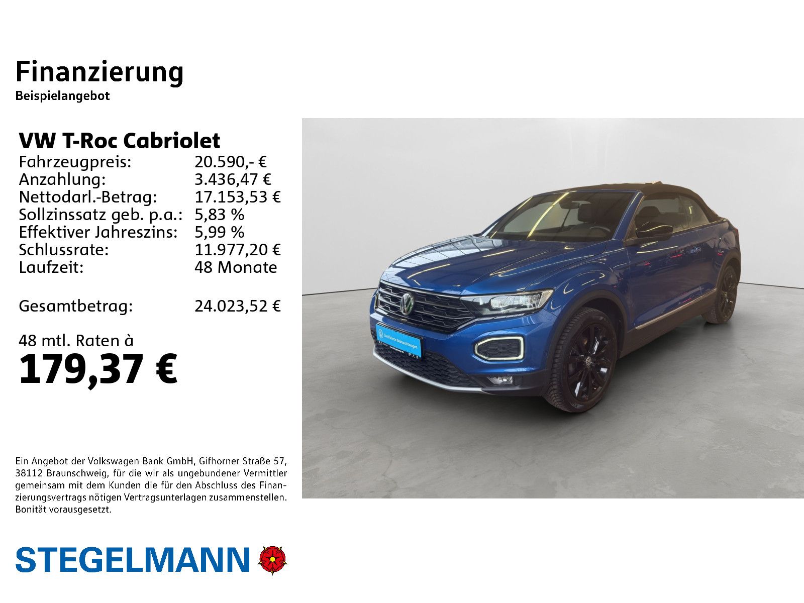 Volkswagen T-Roc Cabriolet 1.0 TSI Style Navi Virtual Sitz foto 2