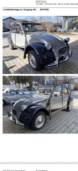 Citroën 2CV-Charleston grau/schwarz. Liebhaberin. - Citroën 2 CV: Ch