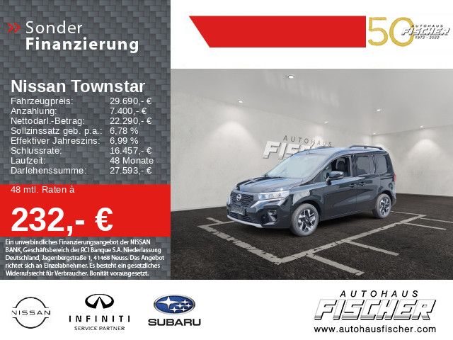 Nissan Townstar Kombi 1.3 L1 Tekna Leder Sitzheizung Rü