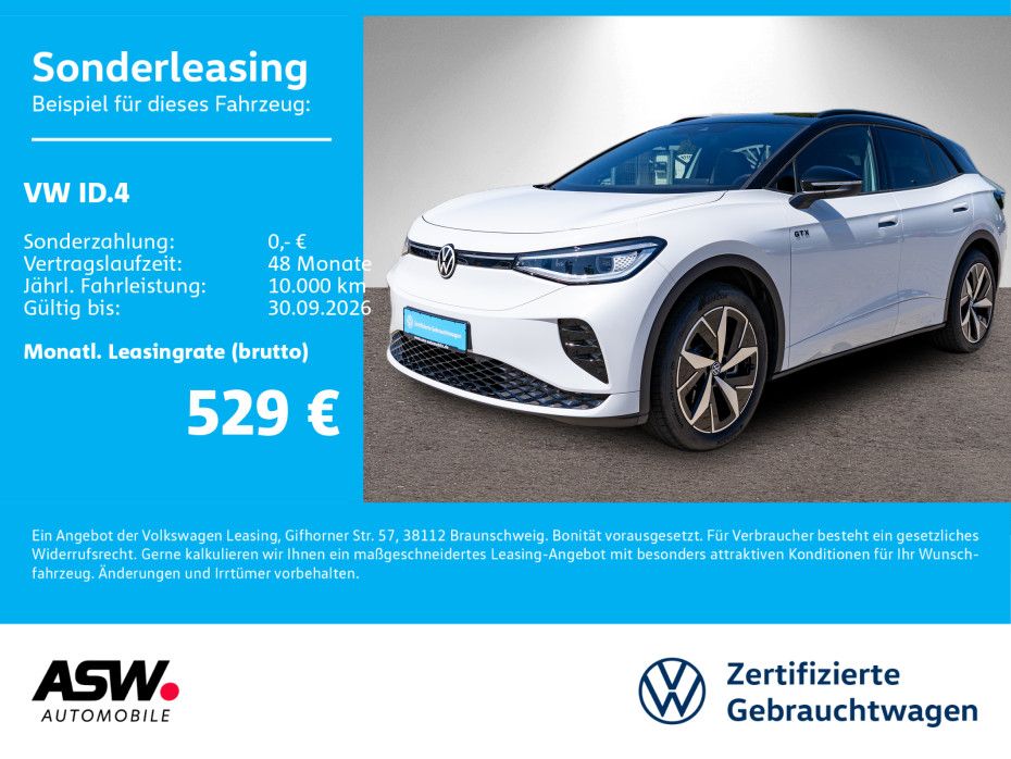 Volkswagen ID.4 GTX 4Motion LED Navi Wärmepumpe SHZ ACC PDC