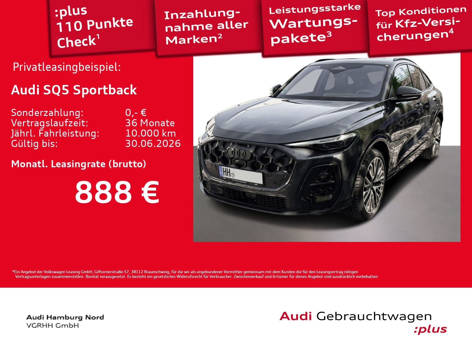 Audi SQ5 Sportback 3.0 TFSI quattro B&O HeadUp Pano