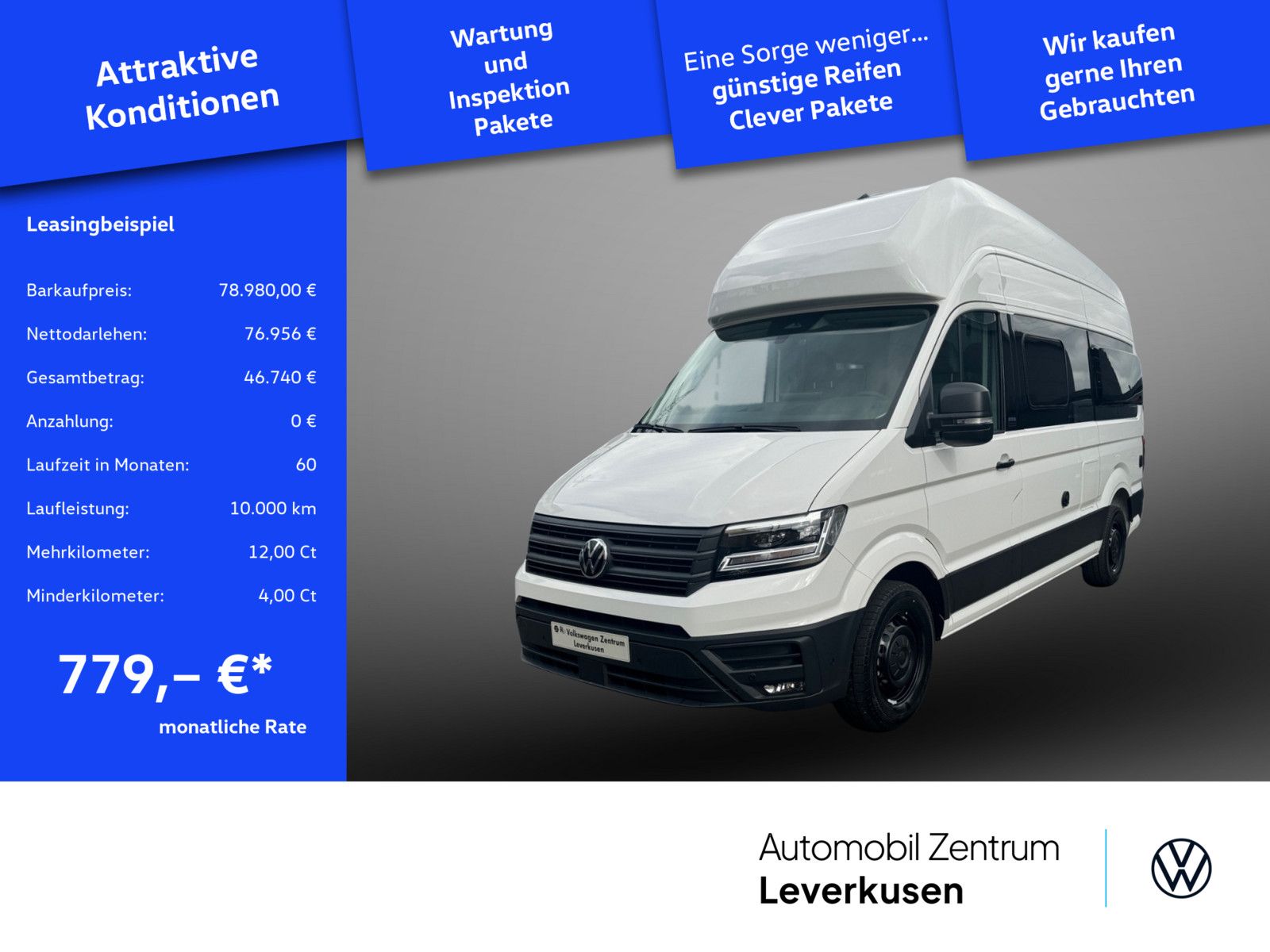Volkswagen Crafter Grand California 600 NAVI LED VIRT KAM