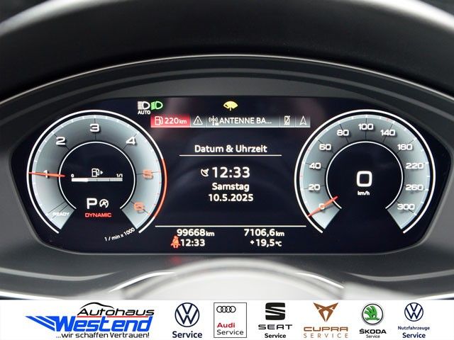 Fahrzeugabbildung Audi A4 Avant S line 2.0l TDI 150kW qu. S tr. Matrix