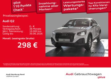 Audi Leasingangebot: Audi Q2 35 TFSI S tronic Sitzhzg CarPlay Tempomat