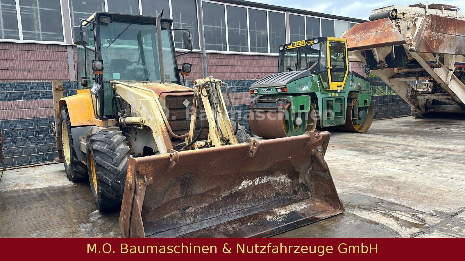 Fahrzeugabbildung Fermec 860 / Klappschaufel / Kontagewicht /