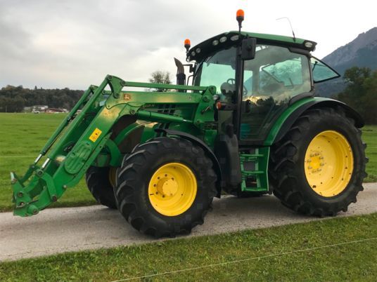 John Deere 6125R 50km/h Druckl. Frontl. LS 5DW