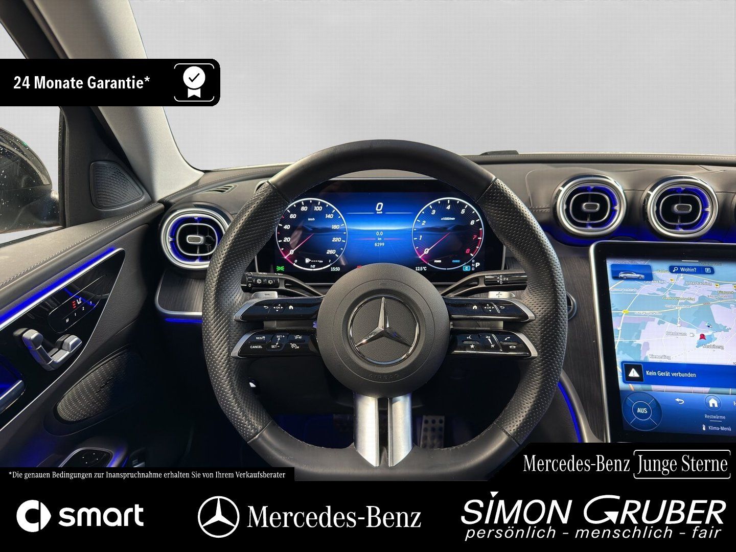 Fahrzeugabbildung Mercedes-Benz C 200 T 4M AMG Night Ambiente+ Memory 360 AHK