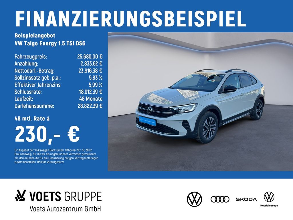 Taigo Energy 1.5 TSI DSG Keyless+TravelAssist