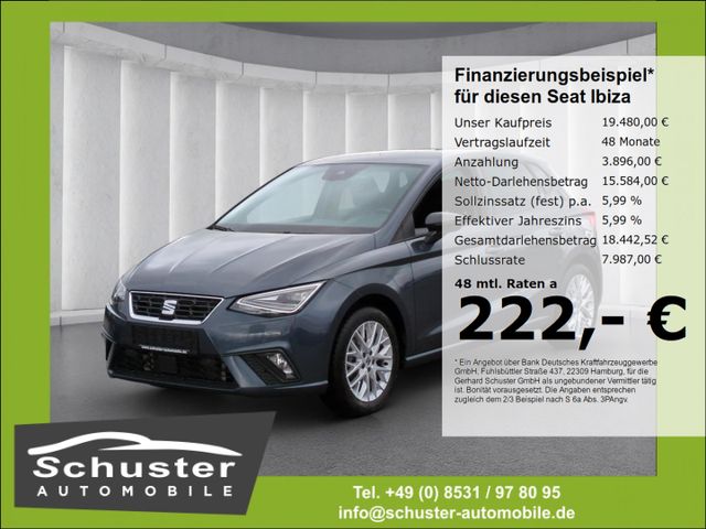 Seat Ibiza FR 1.0TSI*LED ACC R-Kam Navi digCockp SHZ