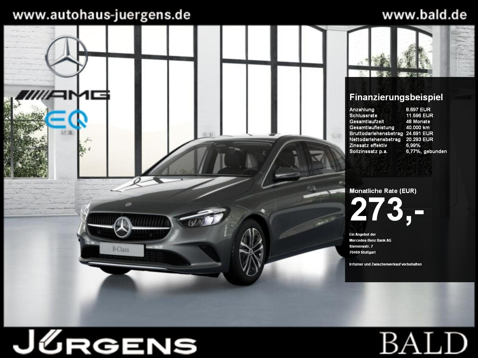 Mercedes-Benz B 200 Progressive/Cam/LED/Navi/Wide/Winter/PTS