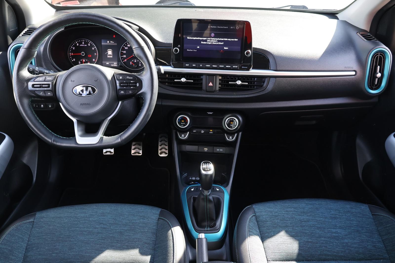 Kia Picanto 1.0 T-GDI X-Line Klimaaut. Navi Tempomat, миниатюра 11