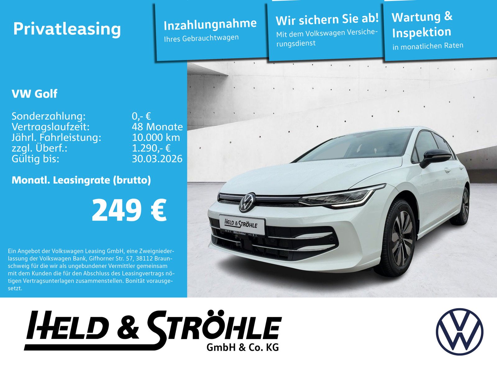 Volkswagen Golf Goal 1,5 TSI RFK AKTIONSZULASSUNG