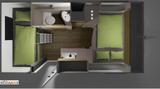 Next NEXT 381 NEU 1.300 kg mit Etagenbetten! - Wohnwagen mit Etagenbett